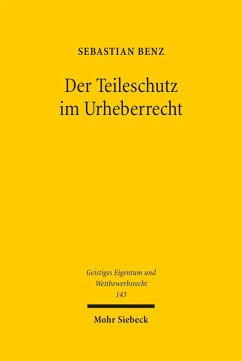 Cover Der Teileschutz im Urheberrecht (eBook, PDF)
