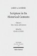 Scripture in Its Historical Contexts... - Bild 1