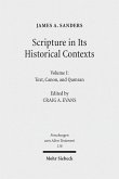 Scripture in Its Historical Contexts (eBook, PDF)