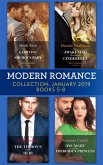 Modern Romance January Books 5-8: Awakening His Innocent Cinderella / Carrying the Sheikh's Baby / The Tycoon's Shock Heir / One Night with the Forbidden Princess (eBook, ePUB)