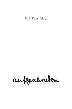 aufgeschrieben - Rosenblatt, Hannah C.