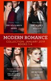 Modern Romance January Books 1-4: The Spaniard's Untouched Bride (Brides of Innocence) / The Secret Kept from the Italian / Claimed for the Billionaire's Convenience / My Bought Virgin Wife (eBook, ePUB)