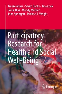 Cover Participatory Research for Health and Social Well-Being (eBook, PDF)