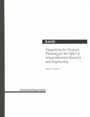 Suggestions for Strategic Planning for the Office of Nonproliferation Research and Engineering