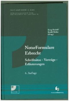 NotarFormulare Erbrecht, m. CD-ROM