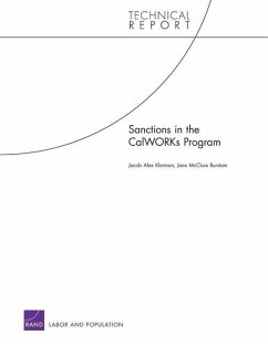 Sanctions in the CalWORKs Program - Klerman, Jacob Alex