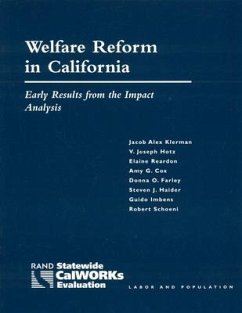 Welfare Reform in California - Klerman, Jacob Alex