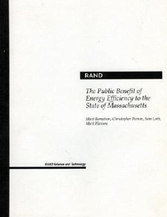 The Public Benefit of Energy Efficiency for Massachusetts - Bernstein, Mark A.