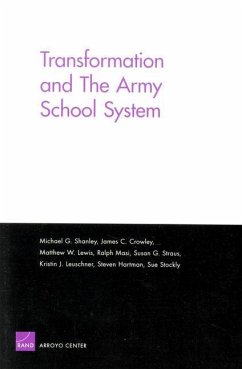 Transformation and The Army School System - Shanley, Michael G