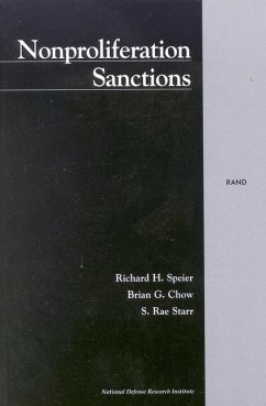 Nonproliferation Sanctions - Speier, Richard H; Chow, Brain G; Starr, Rae S