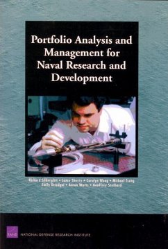 Portfolio Analysis and Management for Naval Research and Development - Silberglitt, Richard