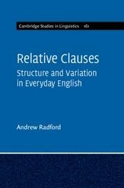 Relative Clauses - Radford, Andrew