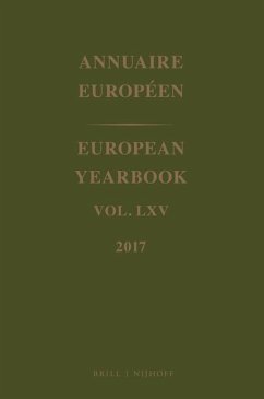 European Yearbook / Annuaire Européen, Volume 65 (2017)
