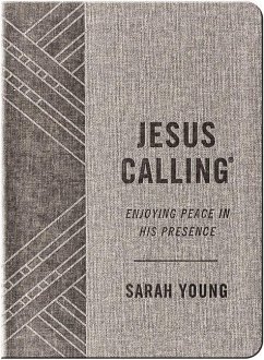 Jesus Calling, Textured Gray Leathersoft, with Full Scriptures - Young, Sarah