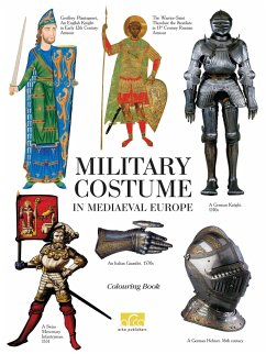 Military Costume in Mediaeval Europe Colouring Book - Zhukov, Klim