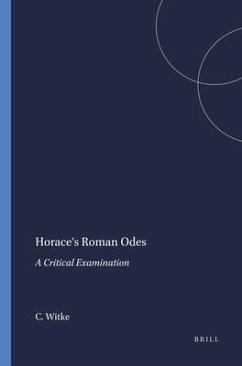Horace's Roman Odes - Witke, Charles