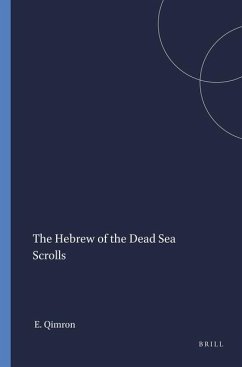 The Hebrew of the Dead Sea Scrolls - Qimron, Elisha