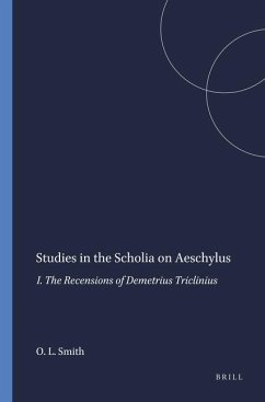 Studies in the Scholia on Aeschylus - Smith, Ole Langwitz