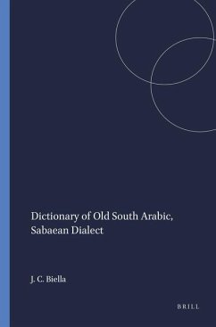 Dictionary of Old South Arabic, Sabaean Dialect - Biella, Joan Copeland