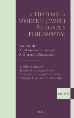 A History of Modern Jewish Religious Philosophy - Schweid, Eliezer