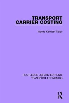 Transport Carrier Costing - Talley, Wayne Kenneth