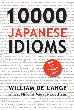 10000 Japanese Idioms - De Lange, William