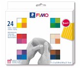 STAEDTLER Modelliermasse FIMO® soft "Basic Colours" 24er Set