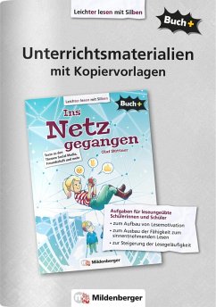 Cover Buch+: Ins Netz gegangen - Unterrichtsmaterialien mit Kopiervorlagen
