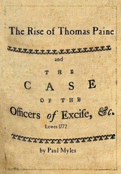 The Rise of Thomas Paine - Myles, Paul