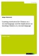 Learning motivation for Chinese as a... - Bild 1
