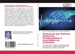 Eutanasia por dolores psíquicos insoportables e incurables en Colombia - Villamizar Torrado, María Fernanda;Paipa Zabala, Ingrid M.