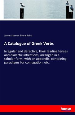 A Catalogue of Greek Verbs