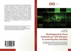 Développement d'une méthode par CPG-SM pour le screening des stéroïdes - Safta, Fathi;Dahmani, Hajer;Louati, Kaouthar