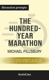 Summary: &quote;The Hundred-Year Marathon: China's Secret Strategy to Replace America as the Global Superpower&quote; by Michael Pillsbury   Discussion Prompts (eBook, ePUB)