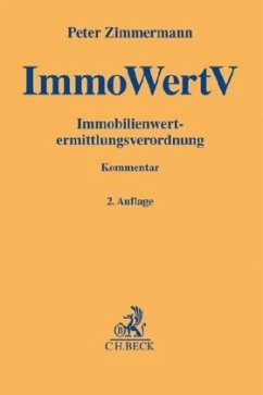 ImmoWertV, Immobilienwertermittlungsverordnung, Kommentar - Zimmermann, Peter