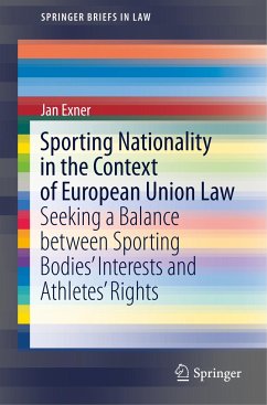 Sporting Nationality in the Context of European Union Law - Exner, Jan