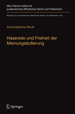 Hassrede und Freiheit der Meinungsäußerung (eBook, PDF) - Struth, Anna Katharina