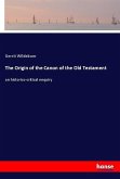 The Origin of the Canon of the Old Testament