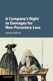 A Company's Right to Damages for Non-Pecuniary Loss - Wilcox, Vanessa