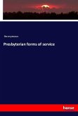 Presbyterian forms of service