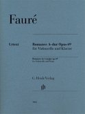 Romance A-dur op. 69, Violoncello und Klavier, Partitur + bezeichnete und unbezeichnete Streicherstimme