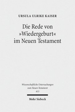 Cover Die Rede von 'Wiedergeburt' im Neuen Testament (eBook, PDF)