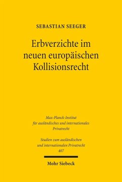 Cover Erbverzichte im neuen europäischen Kollisionsrecht (eBook, PDF)
