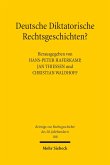 Deutsche Diktatorische Rechtsgeschichten? (eBook, PDF)