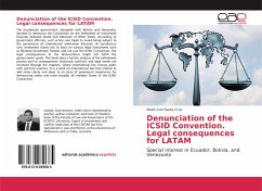 Denunciation of the ICSID Convention. Legal consequences for LATAM - Cuvi Santa Cruz, Mario