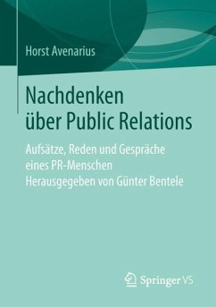 Nachdenken über Public Relations - Avenarius, Horst