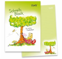 Oups-Schreibblock A4 - grün