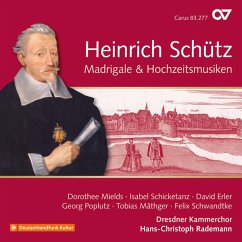 Madrigale & Hochzeitsmusiken (Schütz-Ed.Vol.19) - Mields/Schicketanz/Rademann/Dresdner Kammerchor/+