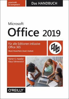 Microsoft Office 2019 - Das Handbuch - Haselier, Rainer G.;Fahnenstich, Klaus