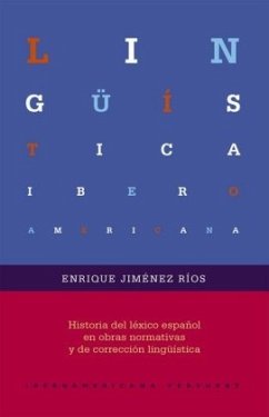 Cover Historia del léxico español en obras normativas y de corrección lingüística